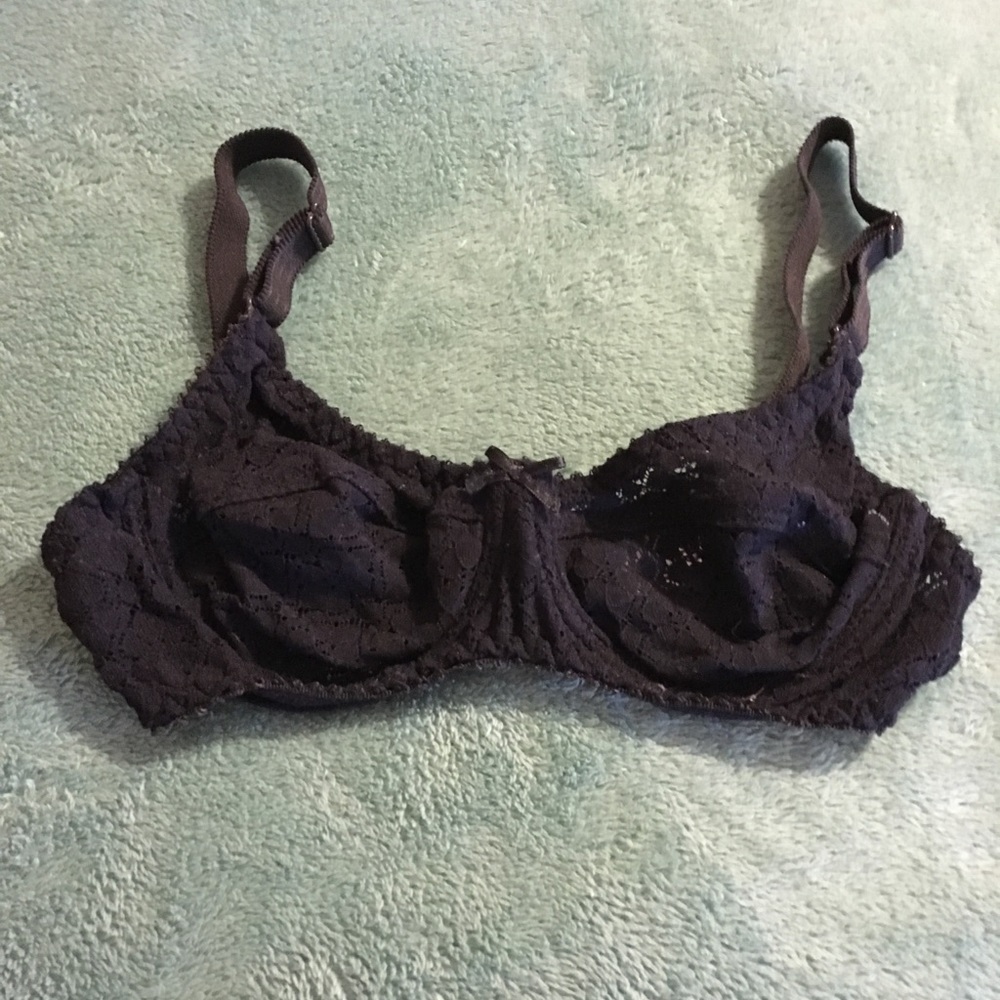 Just love brand black lace bra. EUC